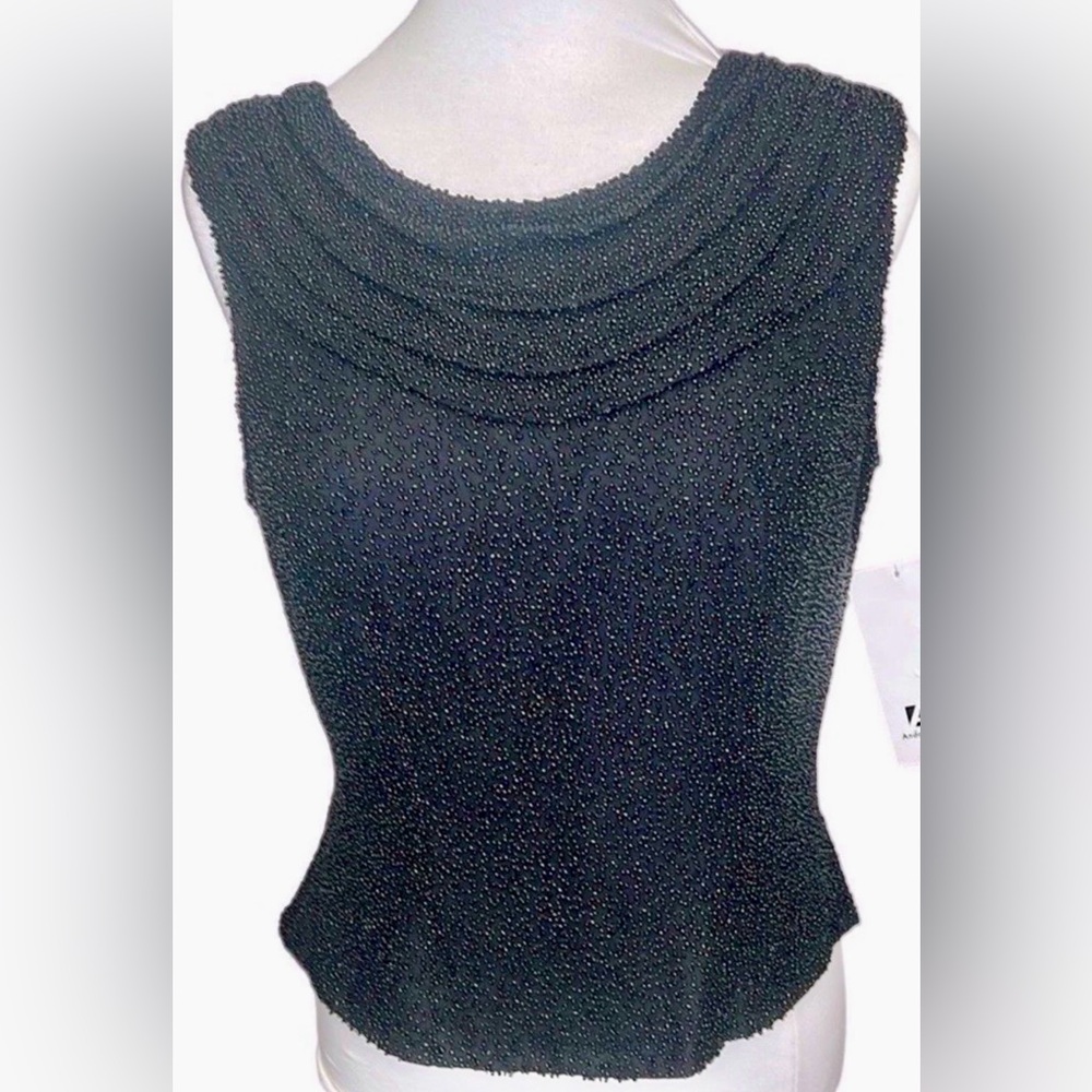 Andretta donatello silk beaded blouse. L